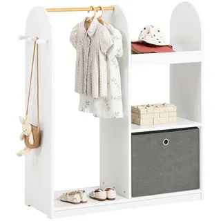 SoBuy Kindergarderobe Weiß