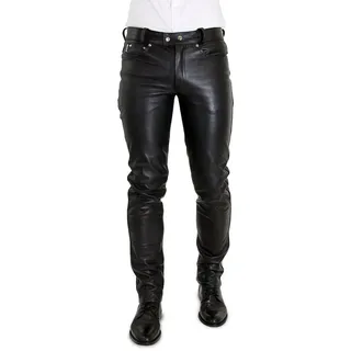 BOCKLE Lederhose Bockle® Big Cheeker echte Herren Lederhose Lederjeans Rind-Leder-Hose 29