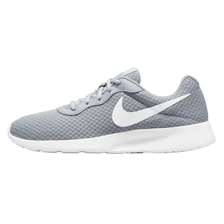 Nike Tanjun Sneaker Herren in wolf grey-white-barely volt-black, Größe 42 - grau