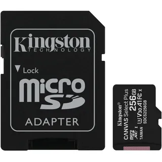 UHS-I U3 A1 V30 + SD-Adapter 256 GB