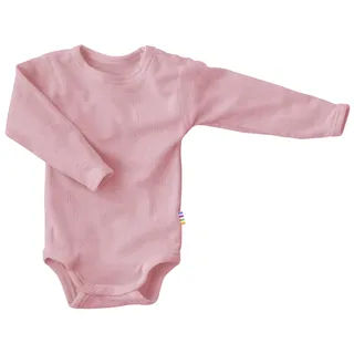 Joha Baby Unisex Body Langarm Reine Merino-Wolle, Größe:80, Farbe:Old Rose - 80