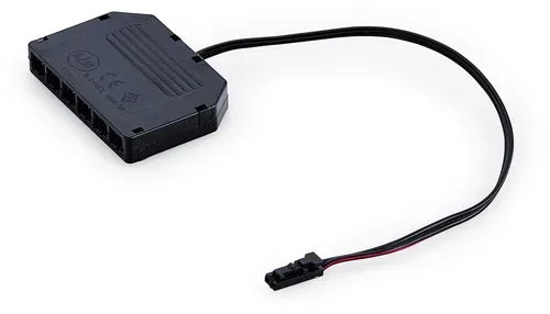 Naber 7061244 6-fach Verteiler schwarzfür 12V DC