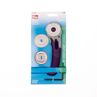 Prym, Edelstahl, Violett, 611368 Rollschneider Multi mit 3 Klingen 45 mm