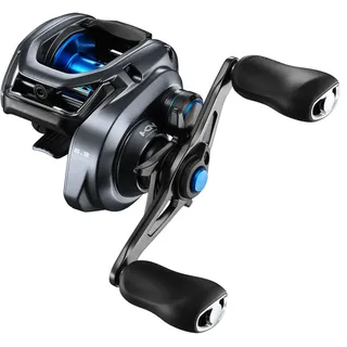 Shimano SLX XT A Baitcasting-rolle - Black / Blue - 151 Left Hand Baitcastrolle