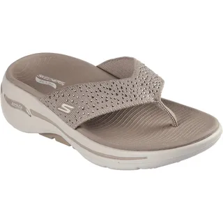 Skechers Damen Flip-Flop, Taupe, 38 EU