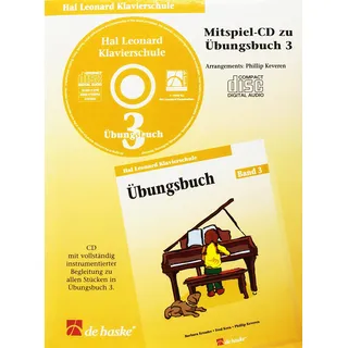 De Haske Europe Records Hal Leonard Klavierschule Übungsbuch 03 (CD)