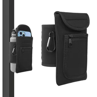 prota Magnetic Gym Bag, Tasche mit Magneten für Flasche, Magnetische Sporttasche Gym Zubehör mit Verstellbarem Gurt für Sport Arbeit Geeignet für Fitnessstudios