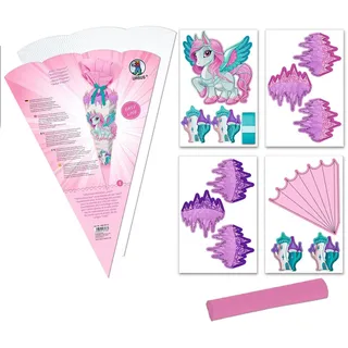 Ursus Schultüten-Bastelsets Schultüten-Bastelset mini Easy Line Pegasus,
