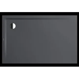 Kaldewei Superplan Duschwanne 385147980666 90x120x2,5cm, Träger flach, ohne Effekt/Antislip, cool grey 80