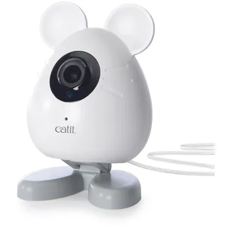 Catit Pixi Smart Mouse Kamera im Maus Design, kostenlose App, Katzenkamera, Haustierkamera