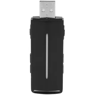 USB Sprachrekorder, USB Flash Laufwerk Sprachrekorder mit Sprachaktivierung, Wiederaufladbares Aufnahmegerät für die Wiedergabe von Vorträgen, Besprechungen, Interviews (64 GB)