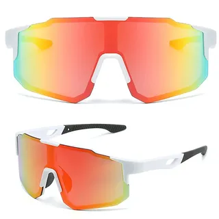NAMIS Schnelle Brille Rave, Fahrrad Sonnenbrille Herren Damen UV400 Schutz Polarisierte Schnelle Sonnenbrille für Outdoorsport Radfahren Laufen Golf Wandern