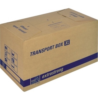 tidyPac Umzugskarton Transportbox XL TP110.002 68x35,5x35cm braun