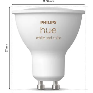 Philips Hue White & Color Ambiance GU10 350lm, 6er Pack