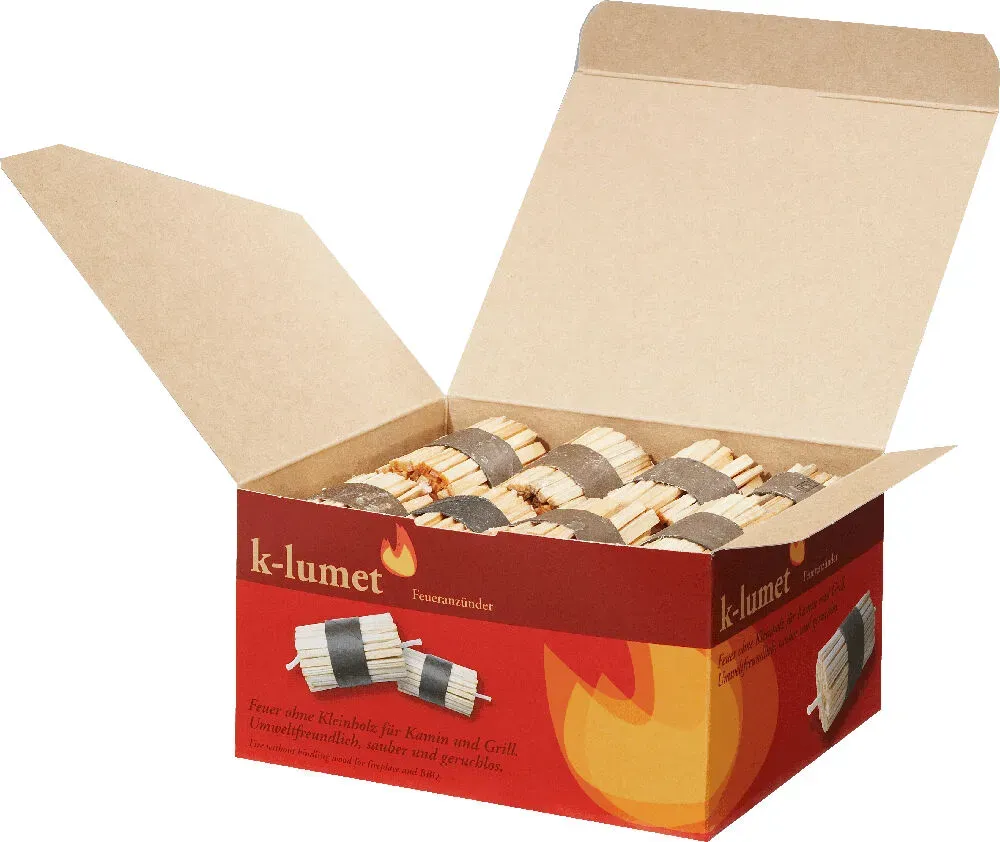20x K-lumet Feueranzünder - Kamin- und Grillanzünder ~ 320 Anzünder