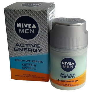Nivea Men Gesichtspflege Gel Active Energy mit Koffein 50ml Aufwach-Kick