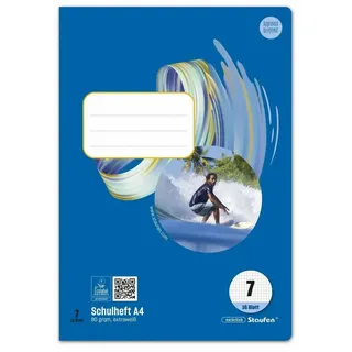 Staufen Schulheft A4 16 Blatt 80g/qm 7mm kariert