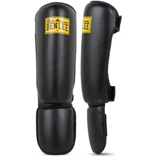 BENLEE Rocky Marciano Benlee Schienbeinschoner aus Kunstleder Guardian Black L/XL
