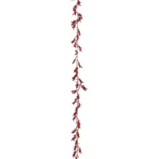 Atmosphera Weihnachtsgirlande mit Glitzer, 180 cm