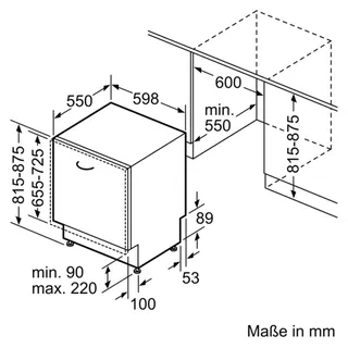 Bosch Serie 4 SMV4EVX08E Einbau-Geschirrspüler (vollintegrierbar, 598 mm breit)