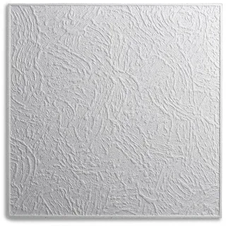 Decosa Deckenplatten Decosa Deckenplatte Vienna weiß 50 x 50 cm weiß