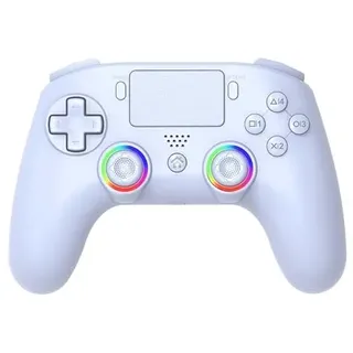 Subsonic - Kabelloser Controller für PS5 mit programmierbaren Paddles und LEDs, Vibrations- und Touch-Funktion - PS5 Controller weiß