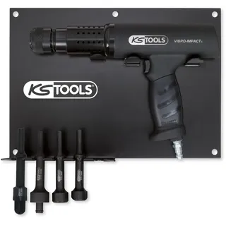 KS Tools Vibro-Impact Druckluft-Meißelhammer-Satz, 6-tlg.