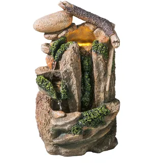 Livarno Home Zimmerbrunnen mit Beleuchtung (Felsen)