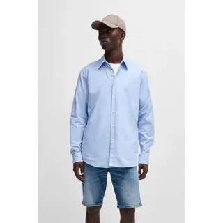 Boss Rickert M 10260292 Langarmhemd Open Blue L