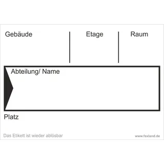 40x ablösbare Umzugetiketten Nr.4, 105x74, Beschriftung mit Etiketten vom Umzugskarton für den Umzug, Umzugsetiketten, Weiß