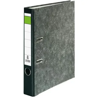 Centra Ordner Standard Neutral 221408 DIN A4 schmal schwarz marmoriert Karton 5,0 cm