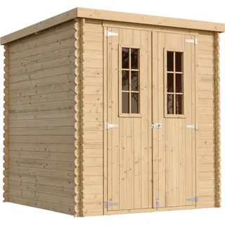TIMBELA Gartenhaus M309C 2,04 x 2,04 m Beige