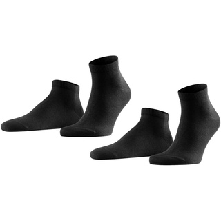Falke Happy 2er Pack black 39-42