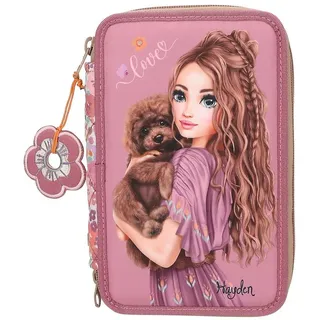 DEPESCHE TOPModel 3-Fach Federtasche FLORAL