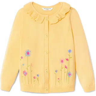Tchibo - Baby-Strickjacke - Mädchen - Gr. 98/104 - gelb