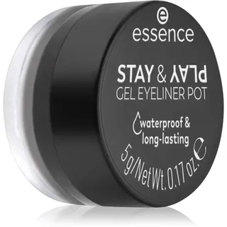 Essence STAY & PLAY Eyeliner Farbton 01 Black 5 g