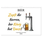 Bier - Lustige Sprüche und Grafiken (Wandkalender 2026 DIN A4 quer) CALVENDO Monatskalender von pixs:sell@Adobe Stock und Boom Manufaktur@Spreadshirt/
