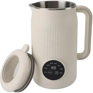 Nussmilchbereiter, Automatische Sojamaschine mit LED Anzeige, Verhindert Verbrühungen und Ausrutschen, für Selbstgemachte Pflanzliche Milch, Hafer, Soja, Joghurt