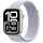 GPS + Cellular 46 mm Aluminiumgehäuse silber Sport Loop Blaue Wolke