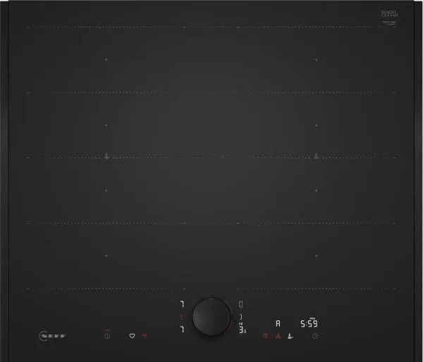 Neff Collection T66TYDMATT -  Induktionskochfeld mit 7 Jahre Garantie, Matt Black Design, TwistPad Flex®, Flex Zone, T66YYY4B0 & Z9802PFDY0, 60 cm