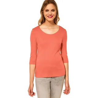 STREET ONE 3/4-Arm-Shirt »Style Pania«, mit extra Futter an der Vorderseite STREET ONE Black