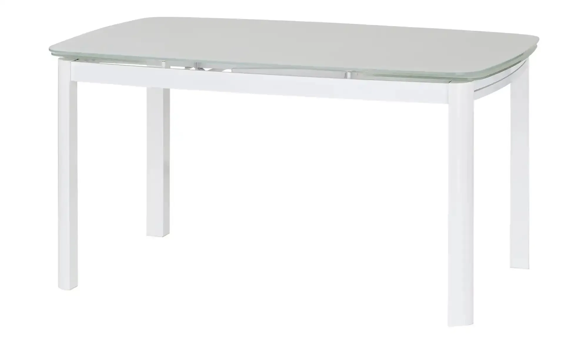 Primo Glastisch ausziehbar Terry ¦ weiß ¦ Maße (cm): B: 90 H: 75,5