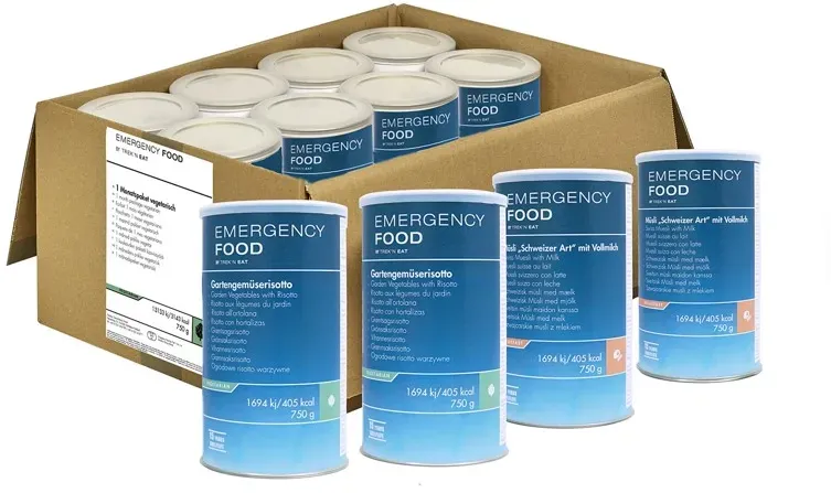 EMERGENCY FOOD by Trek'n Eat 1 Monatpaket vegetarisch