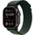 GPS + Cellular 49 mm Titangehäuse schwarz, Alpine Loop Armband dunkelgrün S
