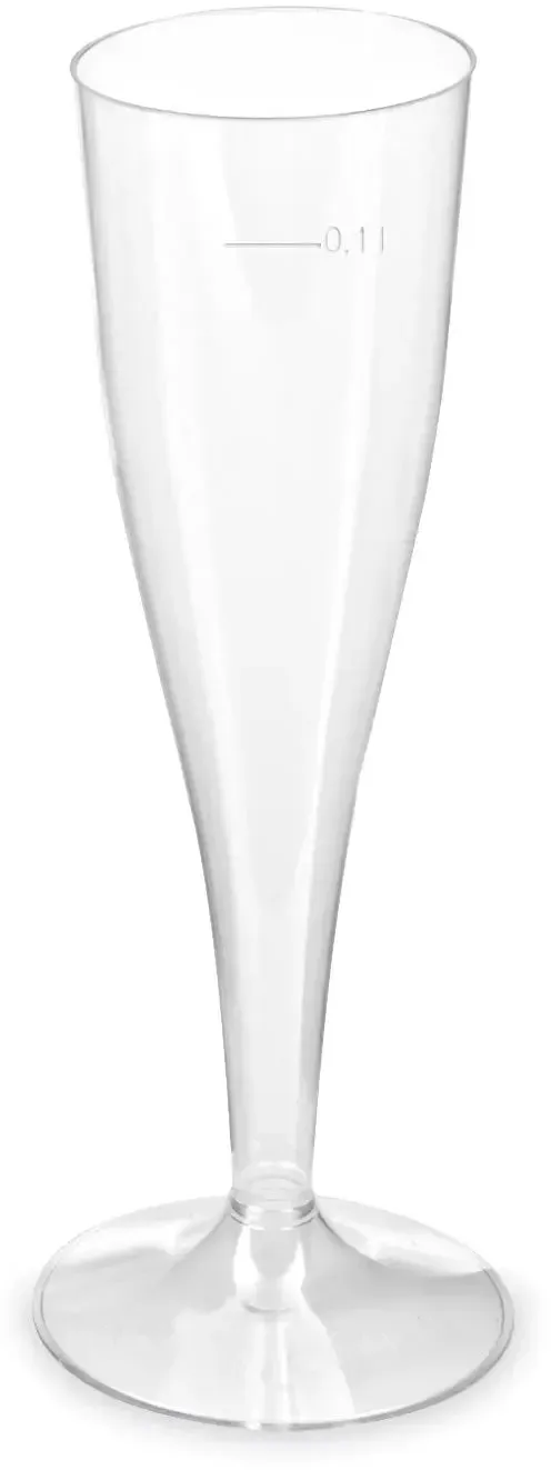Sektglas (PS) zweiteilig Ø65mm 0,1L