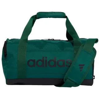 Adidas Unisex Essentials Linear Duffel Bag, Collegiate Green/Black, XS
