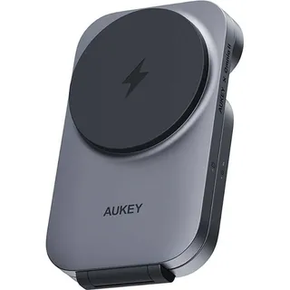 Aukey MagFusion Z 3-in-1 Foldable MagSafe Charging Stand - Grau