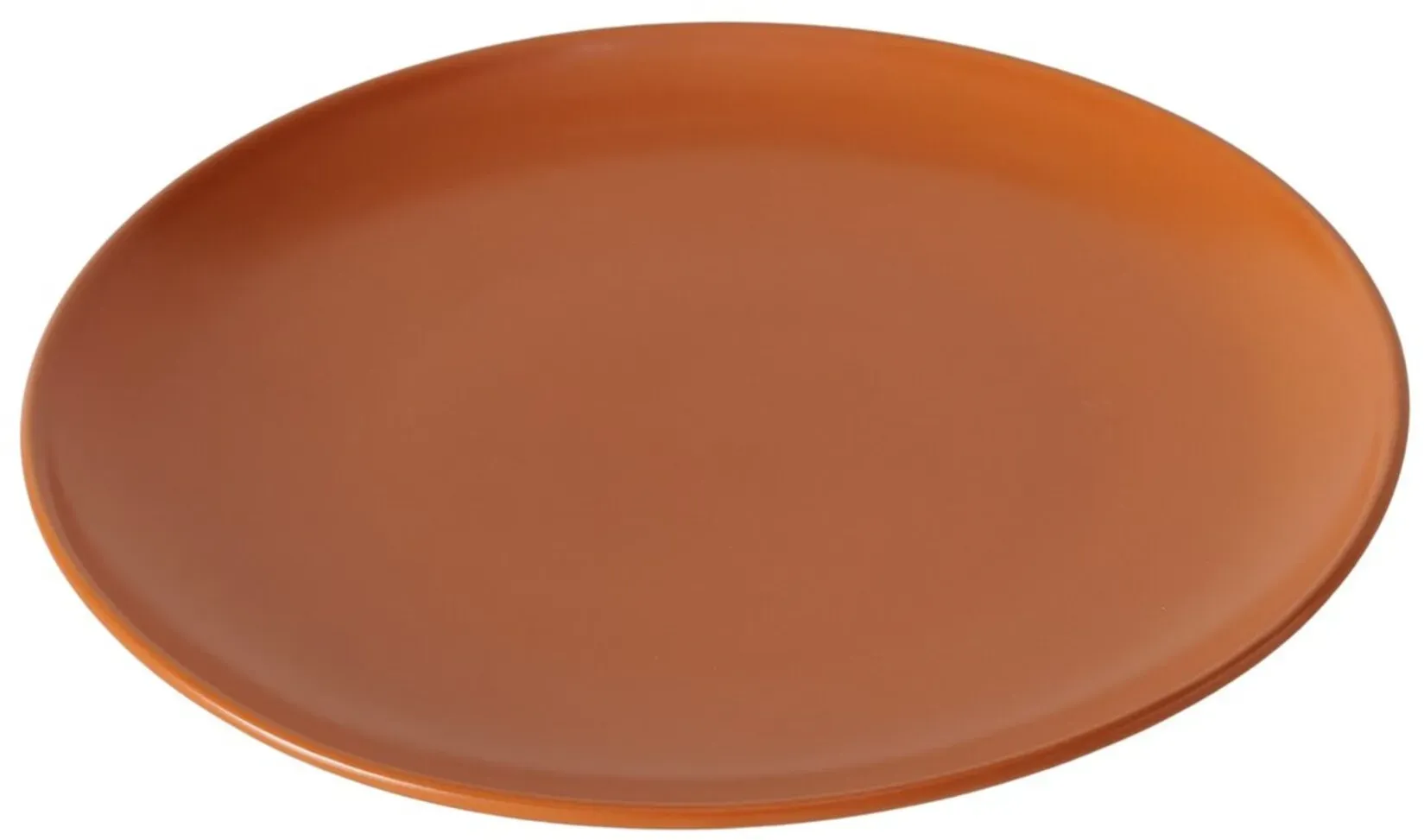 Boltze Keramik Teller Pastell, H:2,5 cm, D:20,5 cm, Orange