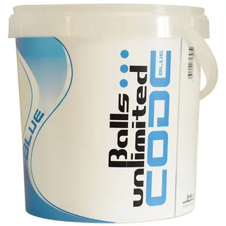 Balls Unlimited® Balleimer CODE BLUE - Blau / Weiß
