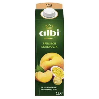albi® Fruchtnektar Maracuja, Pfirsich 6x 1,0 l